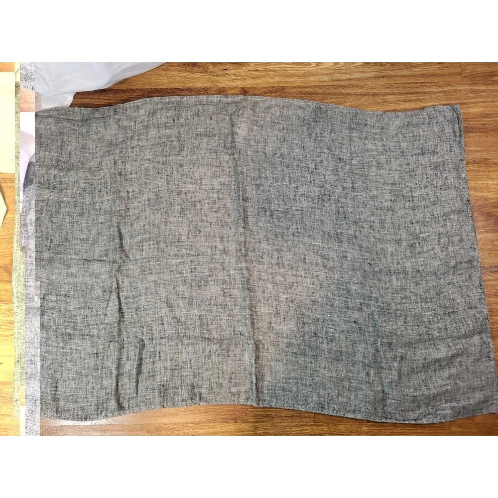 RH Restoration Hardware Gray Heather‎ Ojai Linen King Lounger Sham